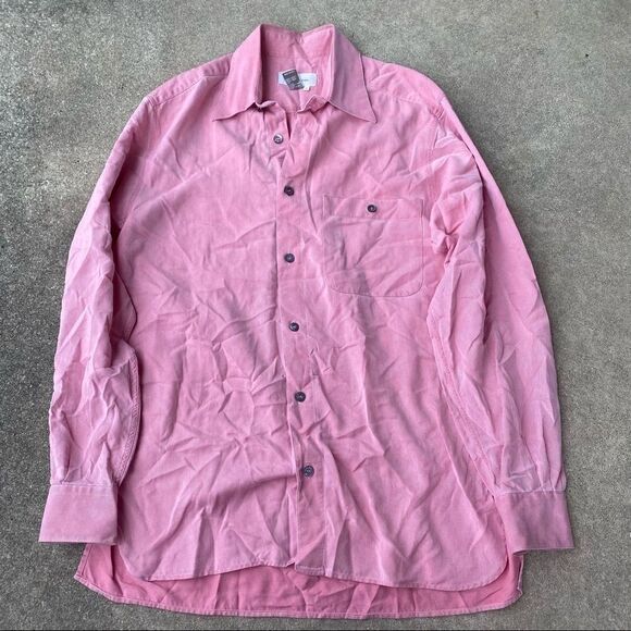 Ermenegildo Zegna Lyocell Blend Button Down Shirt - Picture 1 of 4